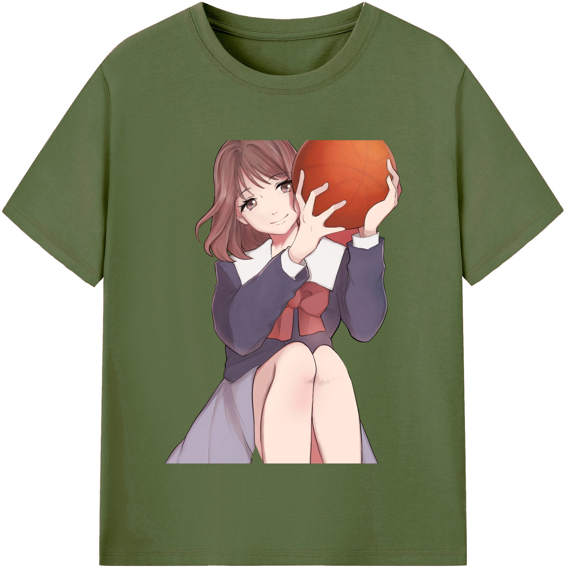 SLAM DUNK／スラムダンク 綿100％半袖Tシャツ（フロントプリント）